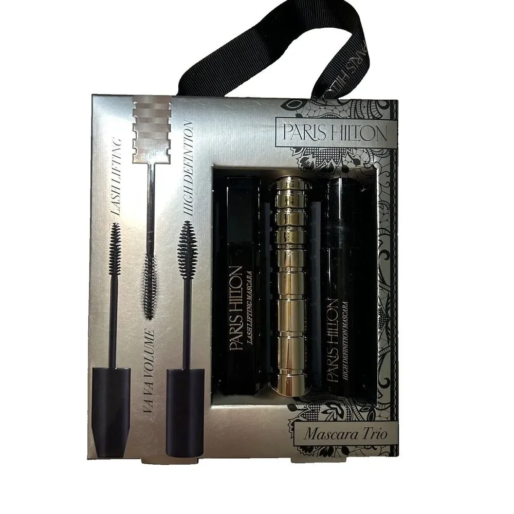 Paris Hilton Mascara Trio - Lengthening / Volumizing / Curling - Full Boxed Set